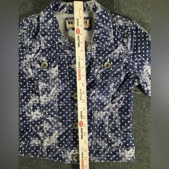 Wallflower crop denim jacket size small NWT - Picture 11 of 11